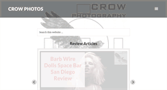 Desktop Screenshot of crowphotos.com